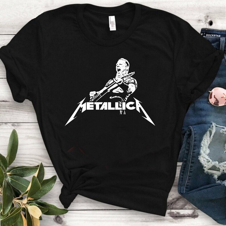 6 X Metallica PNG SVG Files for Silhouette Cover Metallica Group for