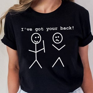 2 x Funny I've Got Your Back stick SVG PNG Files Stick Figure People Stick Png design for cricut silhouette For Cricut Instant Download
