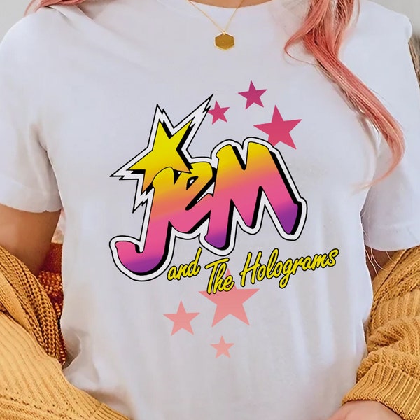 Jem and The Holograms Sweatshirt, Jem T-Shirt, Jem & The Holograms, 80's Cartoon Shirt, Hoodie