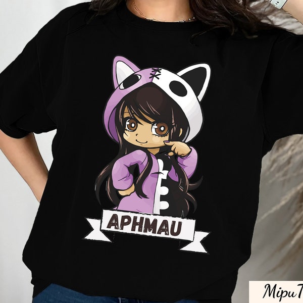 Aphmau T Shirt, Meemeows Aphmau cat Shirt, Aphmau cat girl Kids T-Shirt, Youtuber Gamers Boys Girls Novelty Shirt, Sweashirt, Hoodie