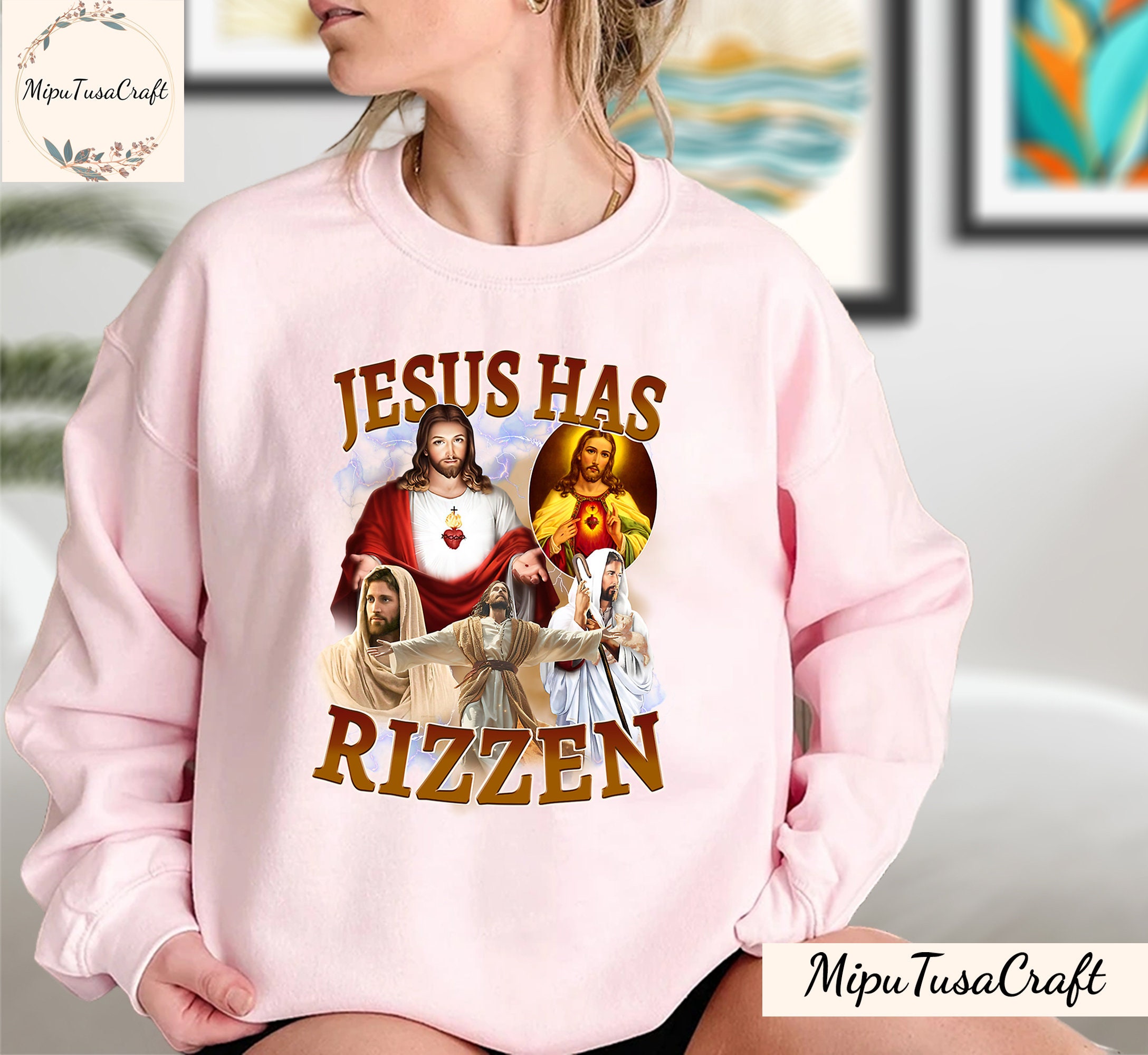 Jesus Has Rizzen Jesus Cool Funny T-shirt, Sweatshirt, Hoodie - Etsy