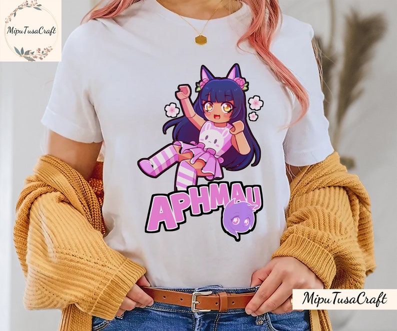 Aphmau Youtuber Gamers Boys Girls Novelty Shirt Roblox Shirt Etsy Il M998 