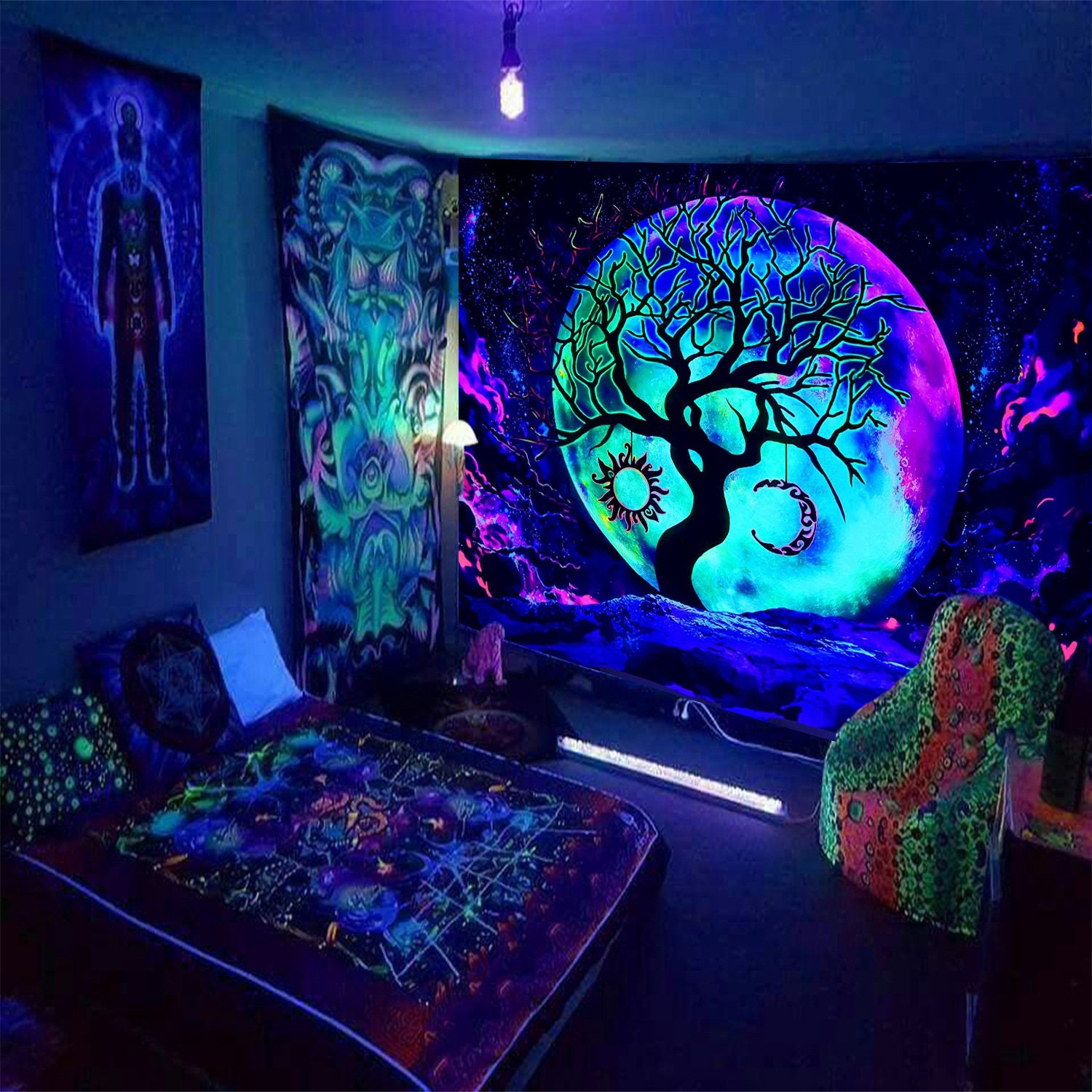 Glow in the Dark Tapestry 