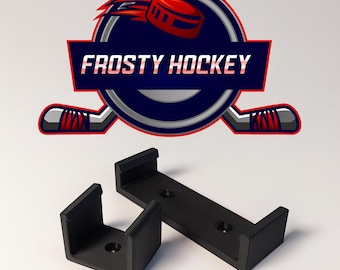 Supports de présentation pour bâtons de hockey pour gardien de but | Support mural pour bâtons de gardien de but | Décoration de chambre de hockey