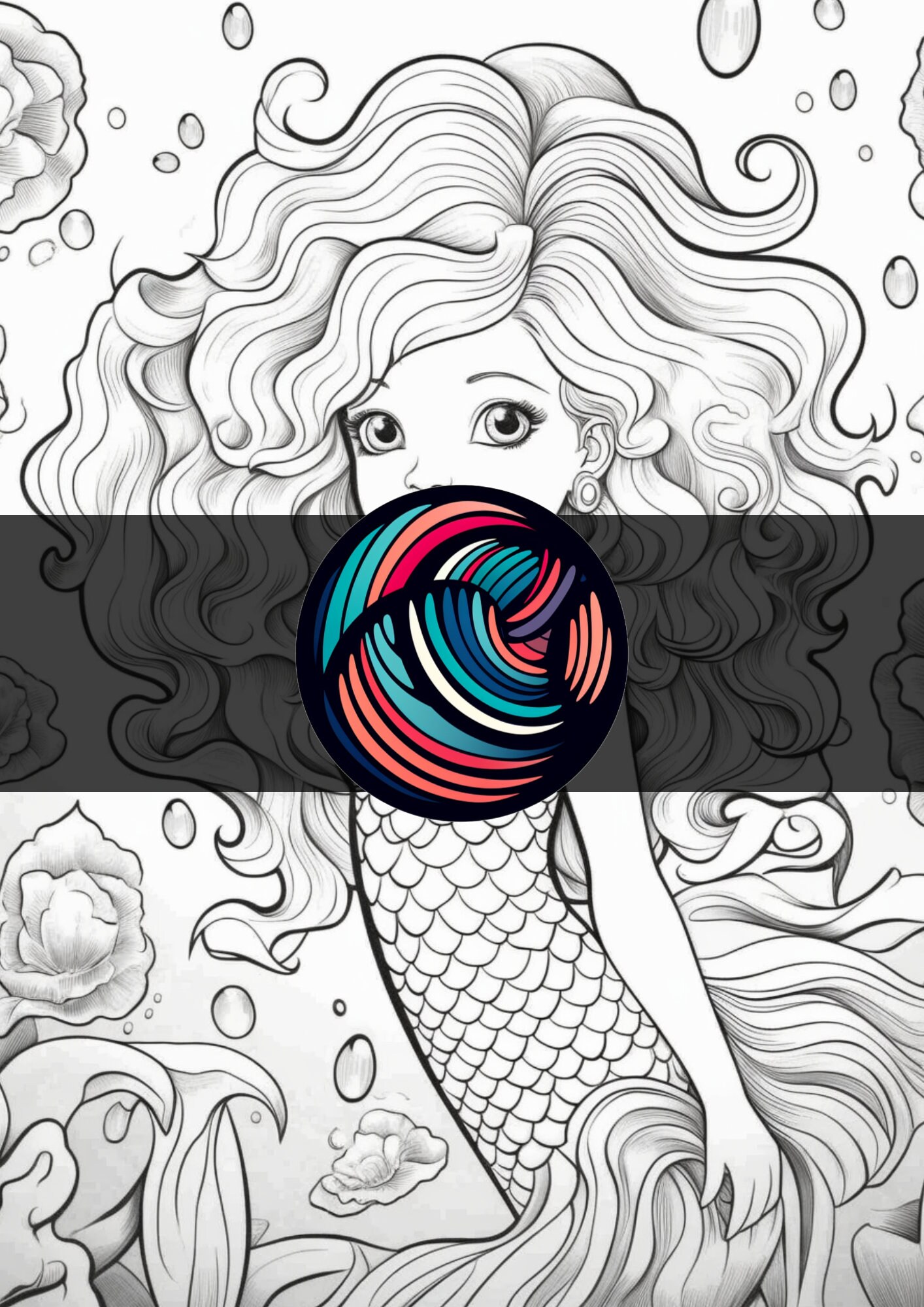 Cute Mermaids Coloring Pages for Kids and Moms Great Indoor Activities ...