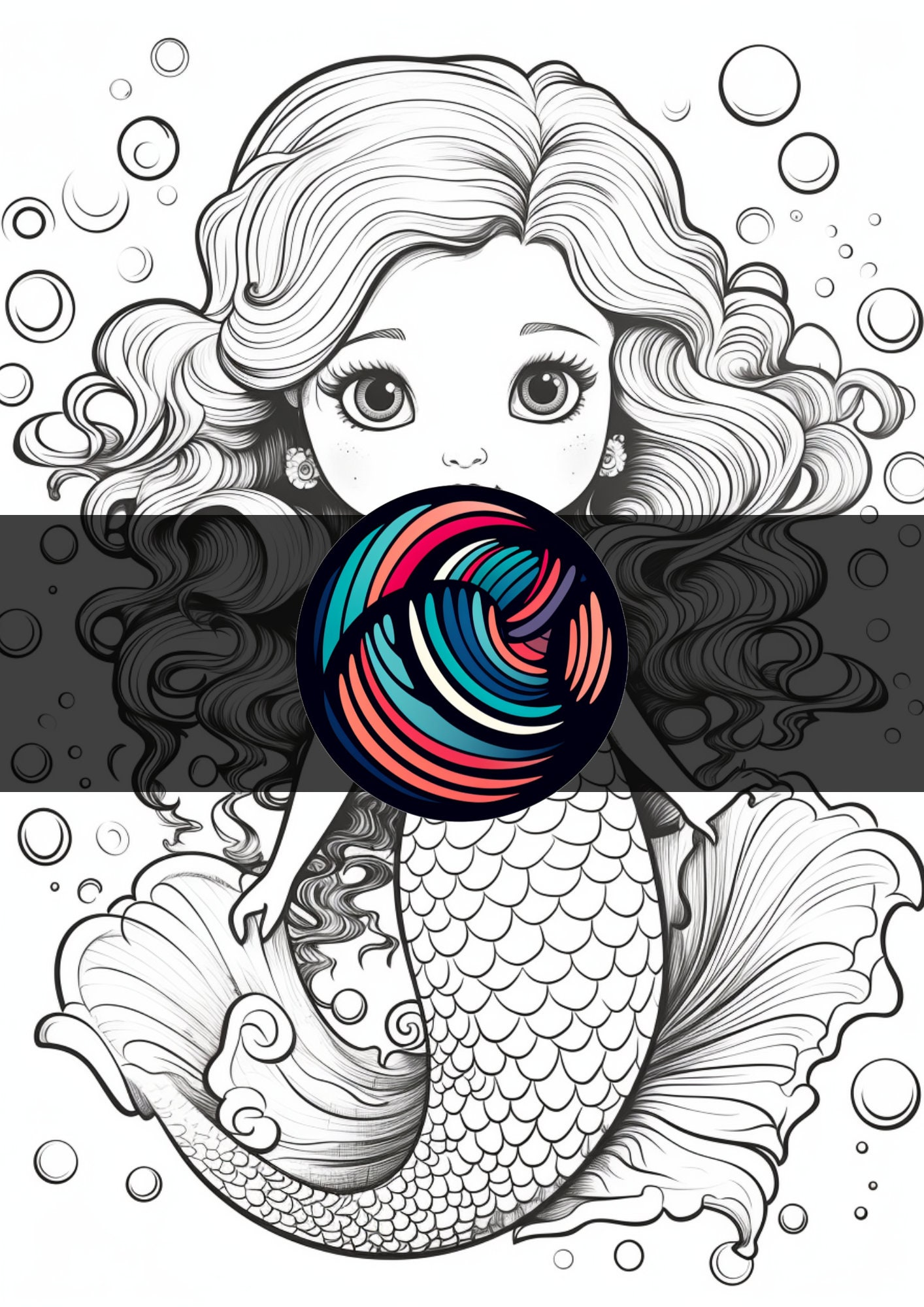 Cute Mermaids Coloring Pages for Kids and Moms Great Indoor Activities ...