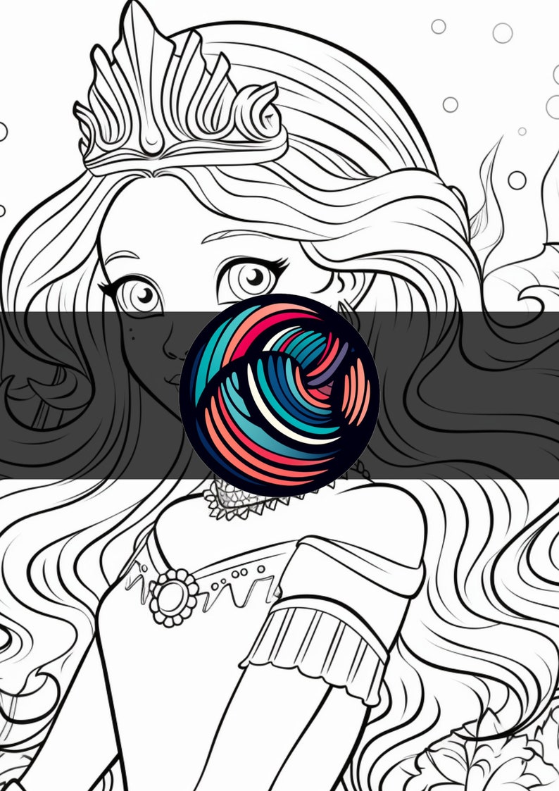 Cute Mermaids Coloring Pages for Kids and Moms Great Indoor Activities ...