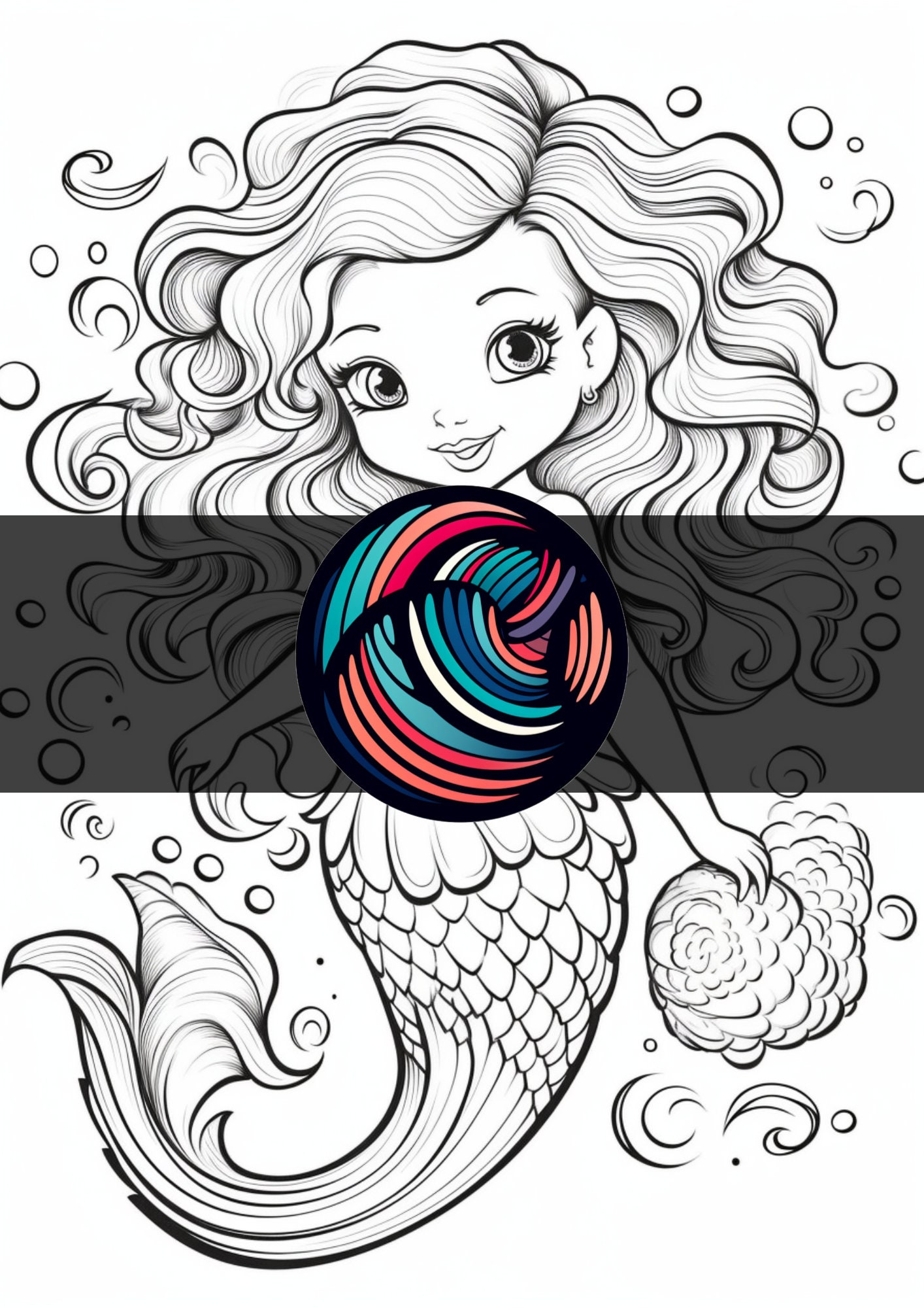 Cute Mermaids Coloring Pages for Kids and Moms Great Indoor Activities ...