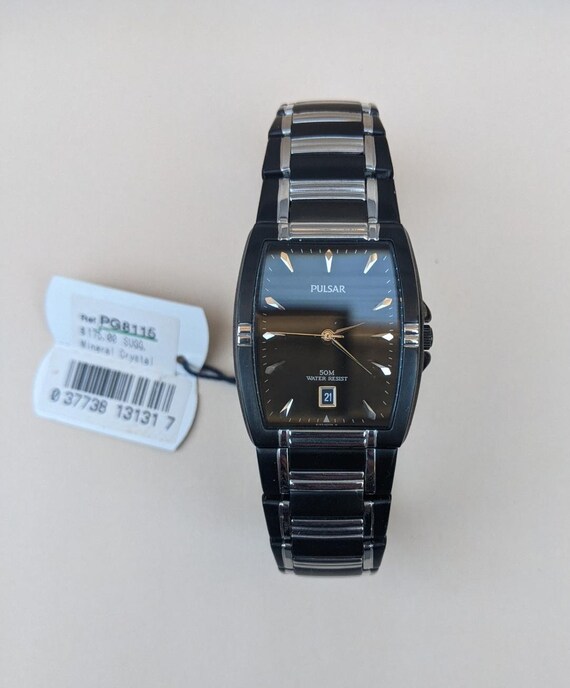 Lady's Pulsar Watch -  PH7055 - Rectangular Case,… - image 1