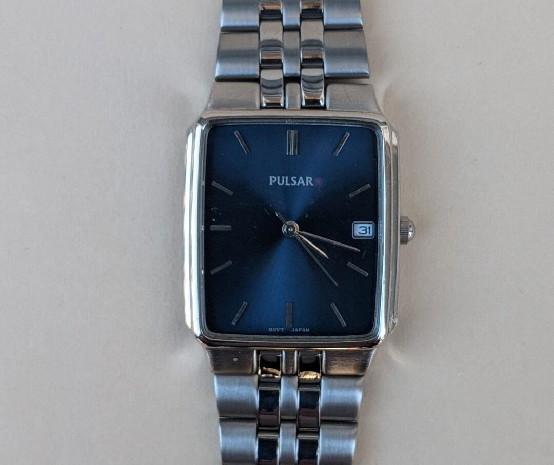 Pulsar watch blue face online