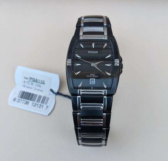 Lady's Pulsar Watch -  PH7055 - Rectangular Case,… - image 2