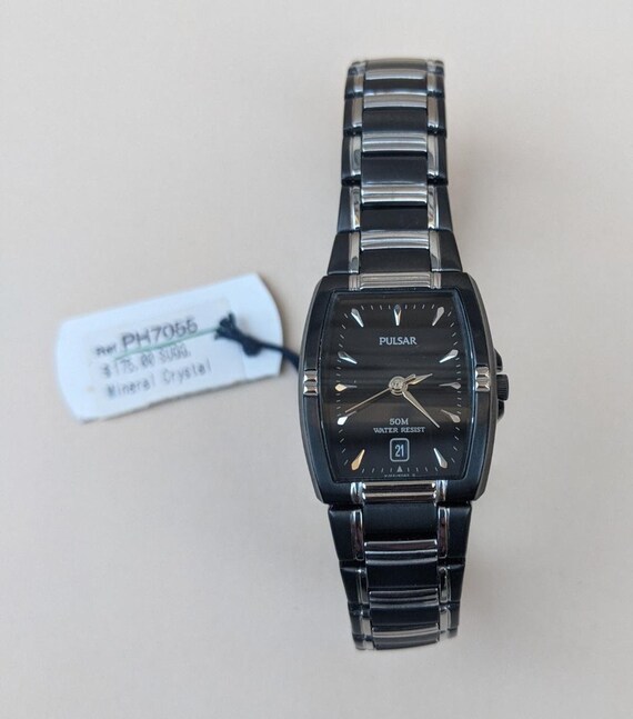 Lady's Pulsar Watch -  PH7055 - Rectangular Case,… - image 3