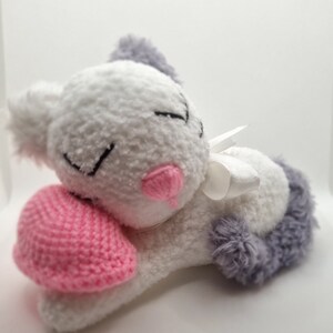 Jouet pour chat en tricot Sleepy - fait main