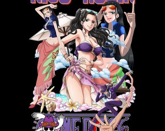 Nico Robin One Piece DTF Transfer (Anime Fan Art)