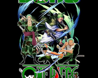 One Piece Zoro DTF Transfer Print (Digital Download)