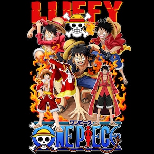 Trasferimento DTF di Luffy di One Piece