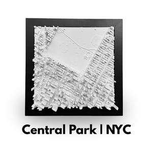 Impression murale New York | Parc central |  16" x 16" | Décoration d'intérieur urbaine imprimée en 3D
