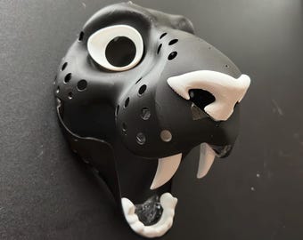 毛皮のような着ぐるみヘッドベース Kemono V2 鼻なし静的顎 3D