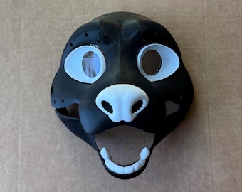Ferret | Caniform Fursuit Headbase | 3D Printed in PLA | Furry Head Base Mask