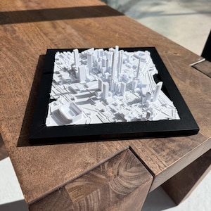 Cleveland DeskPrint | 8" x 8" | Decoração de casa urbana impressa em 3D