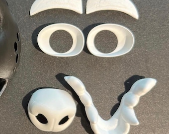 Polar Bear | Caniform Fursuit Accessories | 3D Printed in PLA | Includes Eye Blanks, Eyelids, Teeth, and Nose