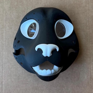 Seal | Caniform Fursuit Headbase | 3D Printed in PLA | Furry Head Base Mask