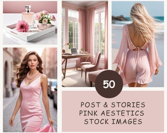 Pink Stock Photos, Pink Faceless Stock Images, Master Resell Rights, Social Media Content, Website Images, Instagram Stock Images