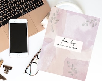 Daily Planner, Instant Download, Printable Planner, Daily Organizer,  Digital Planner, Stay Organized, Print It Yourself, PL01