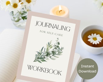Self Care Journal, Self Love Workbook, Digital Download, Self Care Checklist, Daily and Weekly Planner for Mental Health, Mindfulness Book