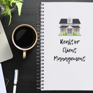 Realtor Client Management, Printable Real Estate Client Organizer, Client Manager Planner, Real Estate Agent Planner, Digital Download