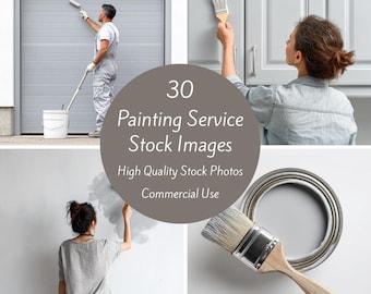 Painting Service Stock Images, Painting Business Stock Photos, Commercial Use High Quality Photos, House Painting Images, Instant Download