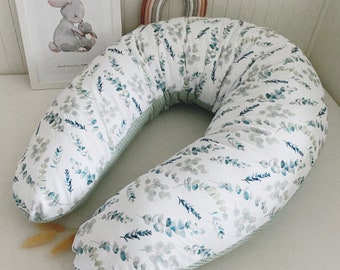 Nursing pillow pillow for cuddling and dreaming cover Theraline pillow breastfeeding nursing pillow cover - many fabrics - many variants - selection