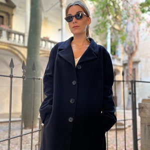 Vintage Valentino Wool and Cashmere Coat - Etsy