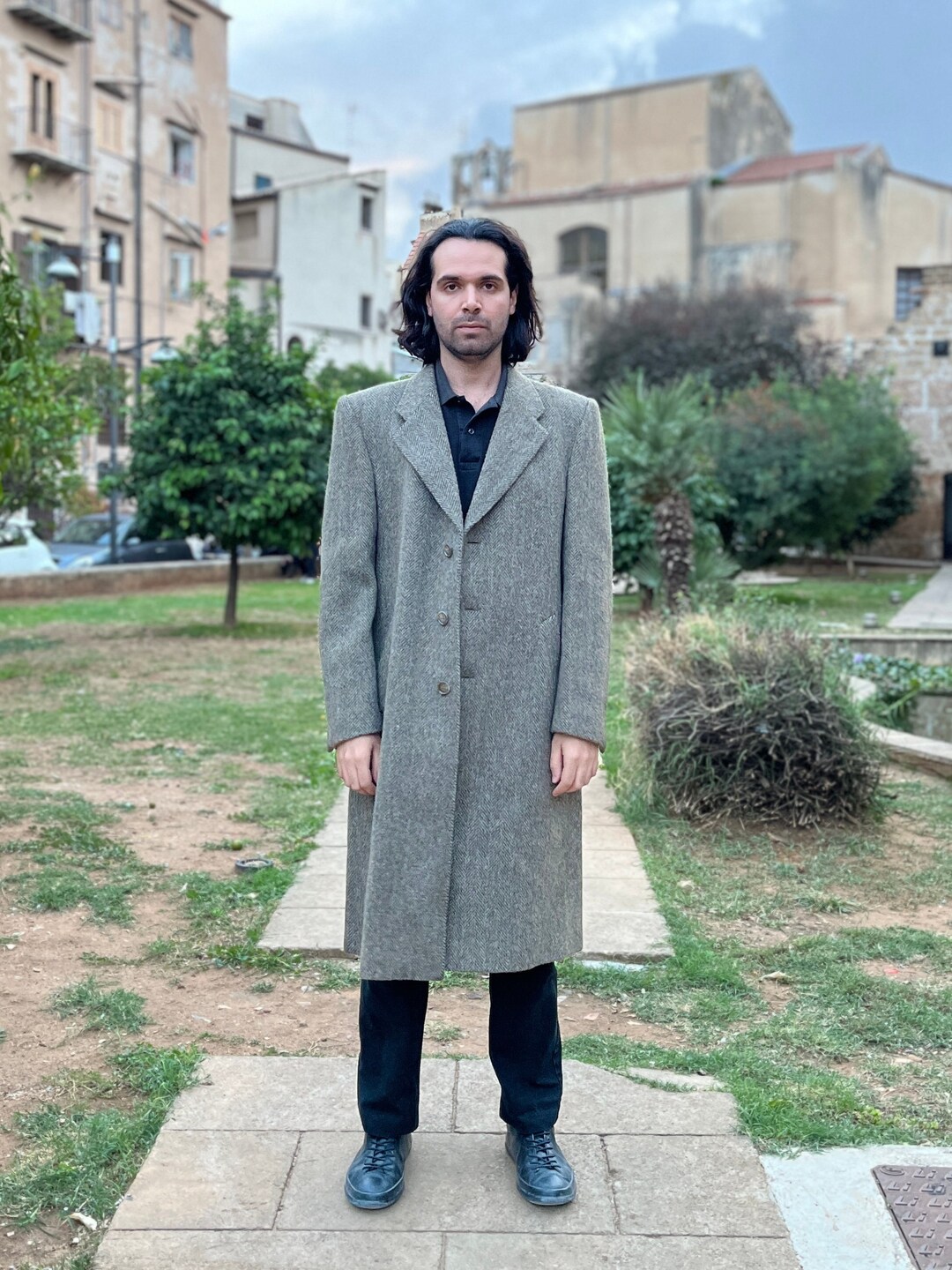 Vintage Herringbone Mohair Wool Coat Loro Piana X Marzotto Etsy