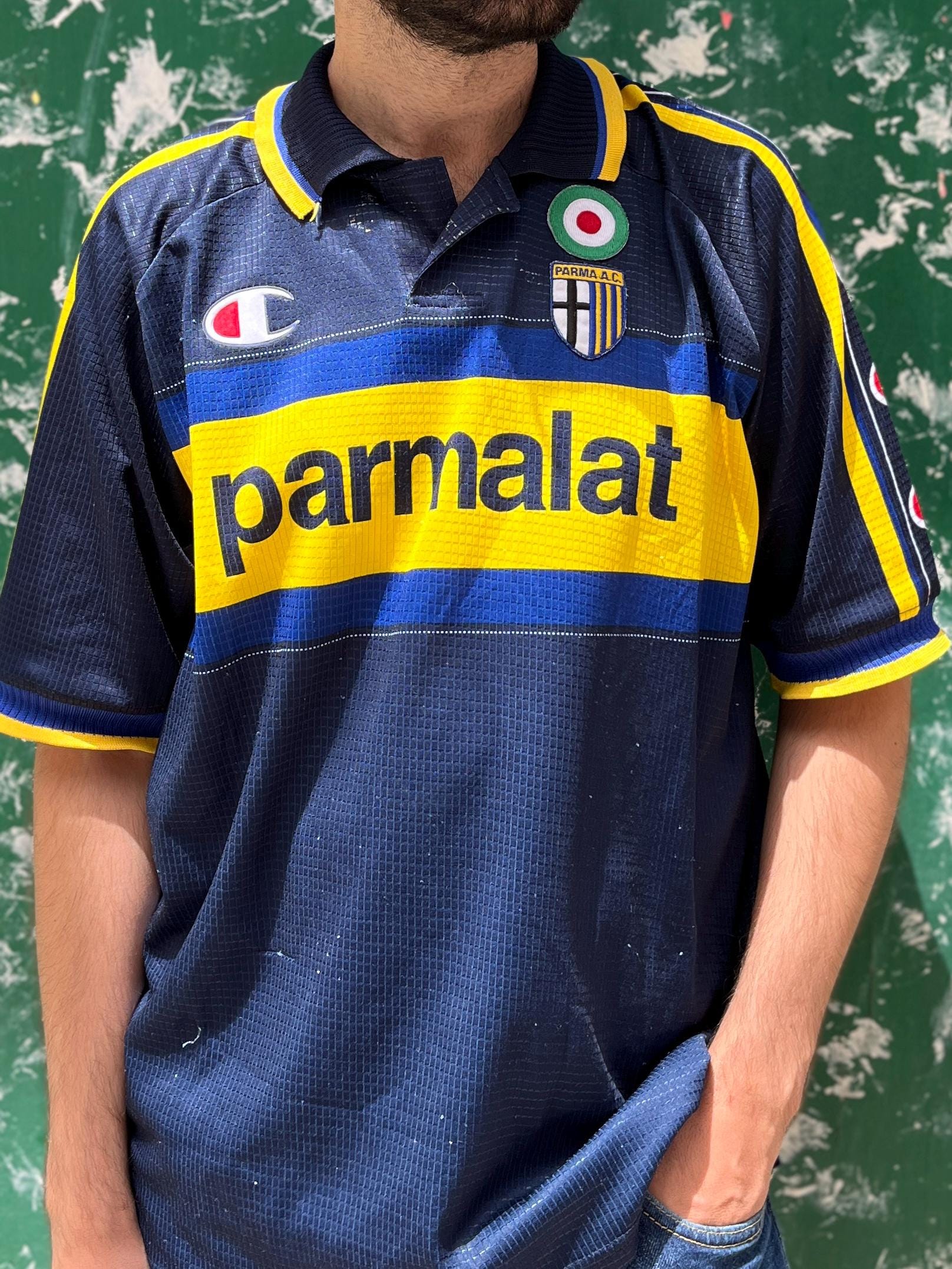 Champion サッカーシャツ パルマ　レプリカ　ヨーロッパ購入‼️ Champion サッカーシャツ パルマ レプリカ ヨーロッパ購入‼️