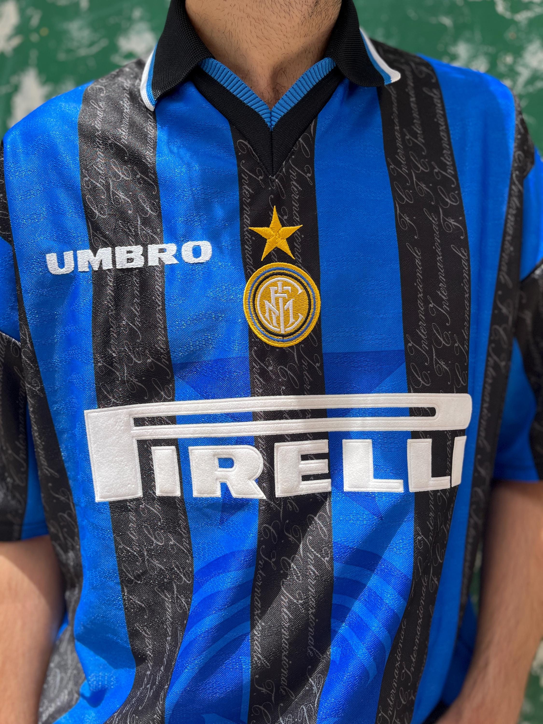 アンブロ インテル ホーム シャツ 1997-98 ヴィンテージ - Etsy 日本