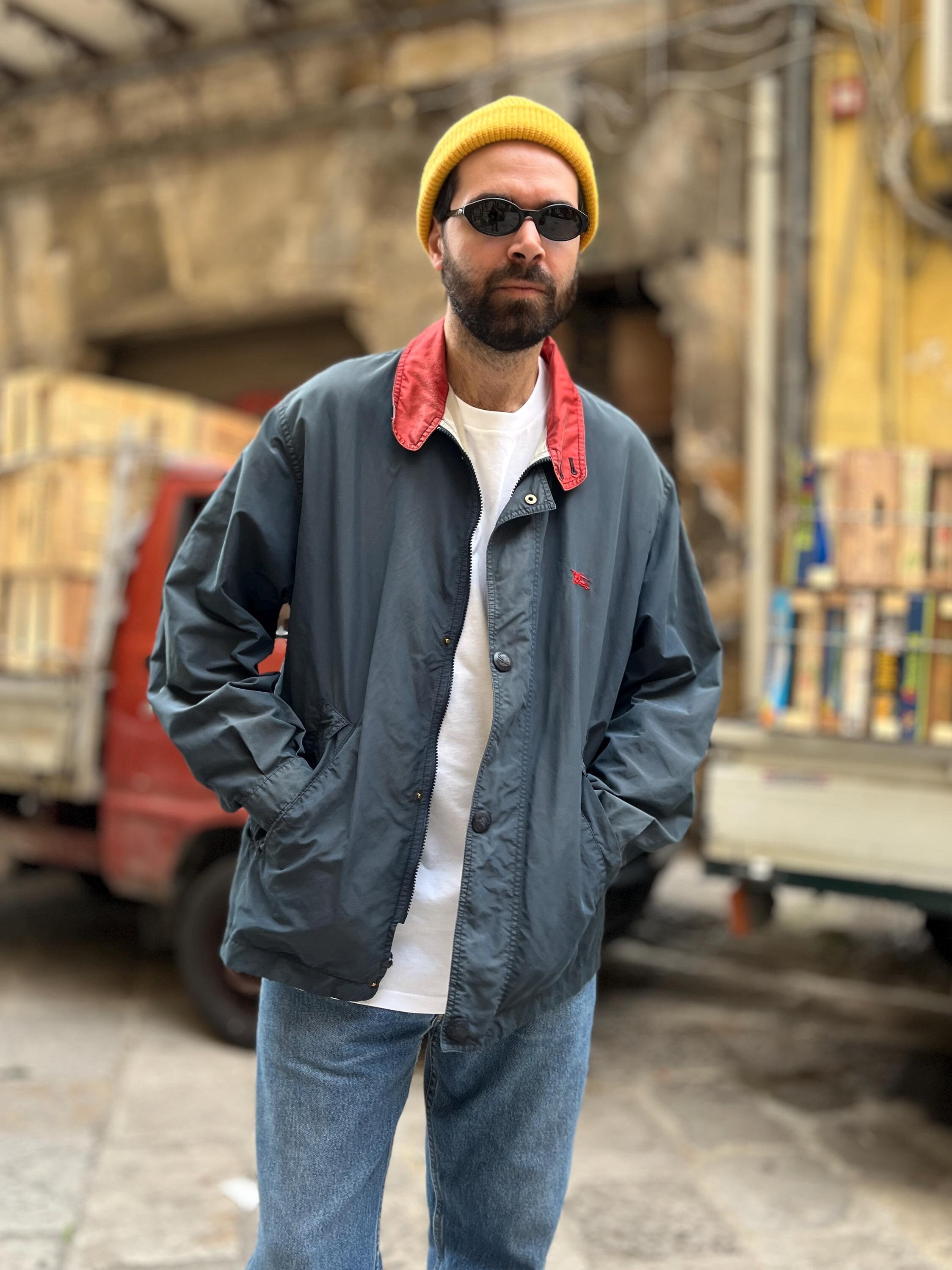 Vintage Burberry Sailing Crew 90s Jacket - Etsy