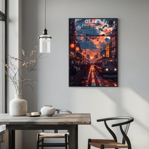 Osaka, Japan Travel Print Wall Art Osaka Wall Hanging Home Décor Japan Gift Art Lovers Wall Art Japan Travel Print