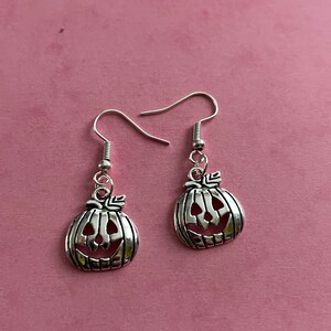 Handmade pumpkin Halloween  earrings