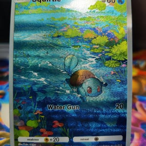 Textured TCG Pocket Squirtle