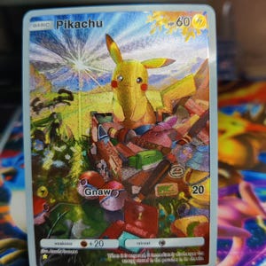 Textured TCG Pocket Pikachu
