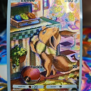 Textured TCG Pocket Eevee