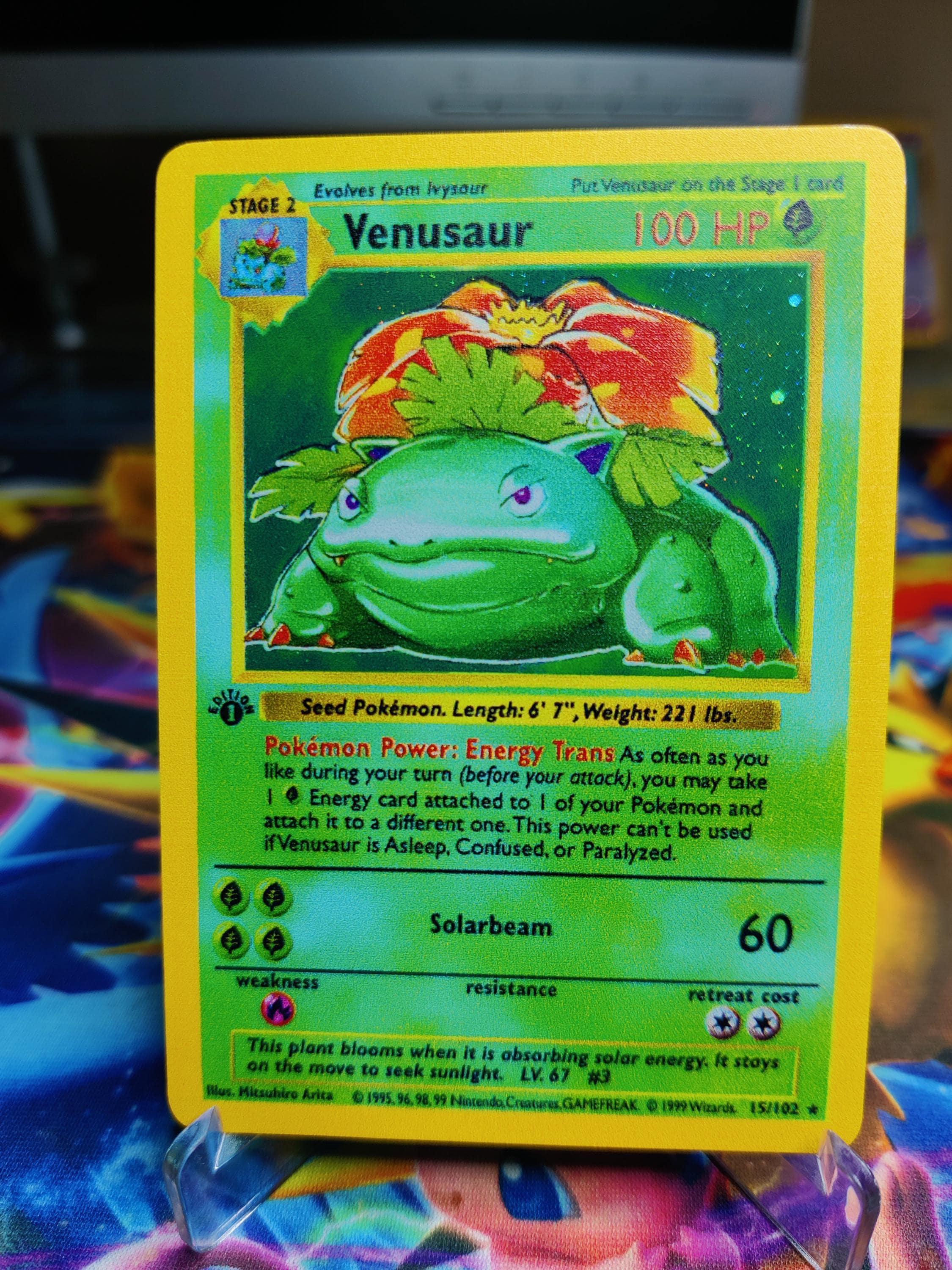 英語版初期　ポケモンカード　Venusaur shadowless holo 英語版初期 ポケモンカード Venusaur shadowless holo 英語版初期