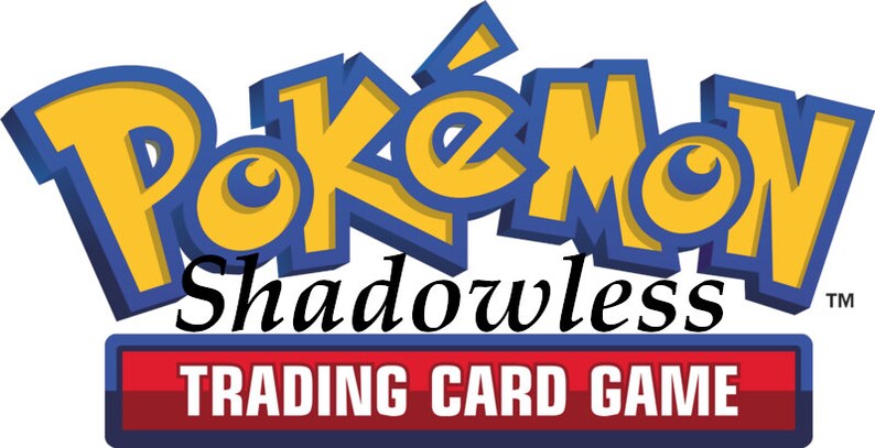 Official Base Set Shadowless Pokemon Cards image 1