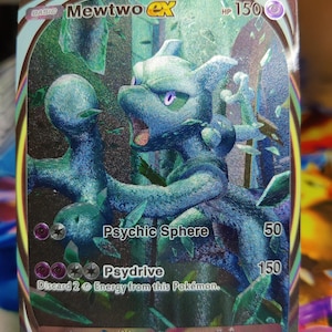 Textured TCG Pocket Mewtwo EX