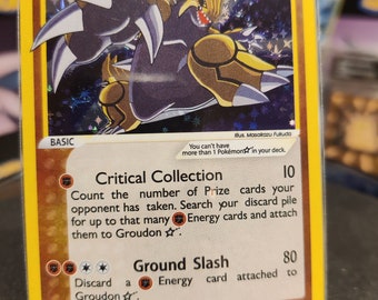 ポケモンカード　グラードン ゴールドスター 英語版 gold star ポケモンカード グラードン ☆ スター グラードン ゴールド