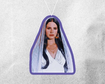 Lana Del Rey Air Freshener/Ornament, Car Accessories, Handmade Gifts, Pop Culture, Car Ornaments.