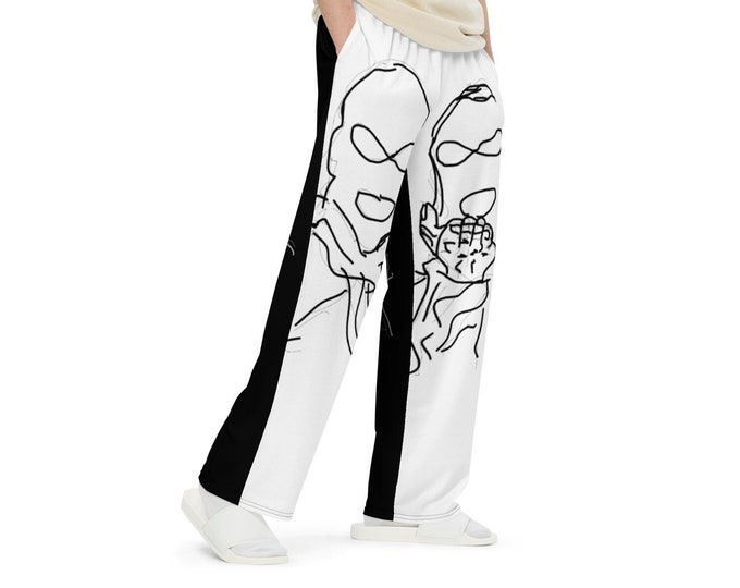 Metro Coffin Gear Double sided wide leg pants
