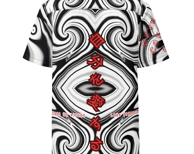 Metro Coffin Gear Love Yourself button shirt Breathable and moisture-wicking material Regular fit