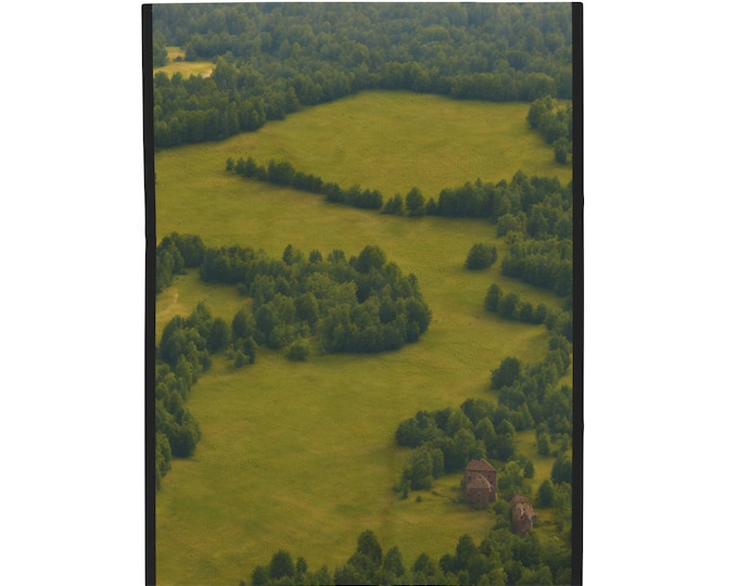 Velveteen Plush Blanket Grasslands of desperation
